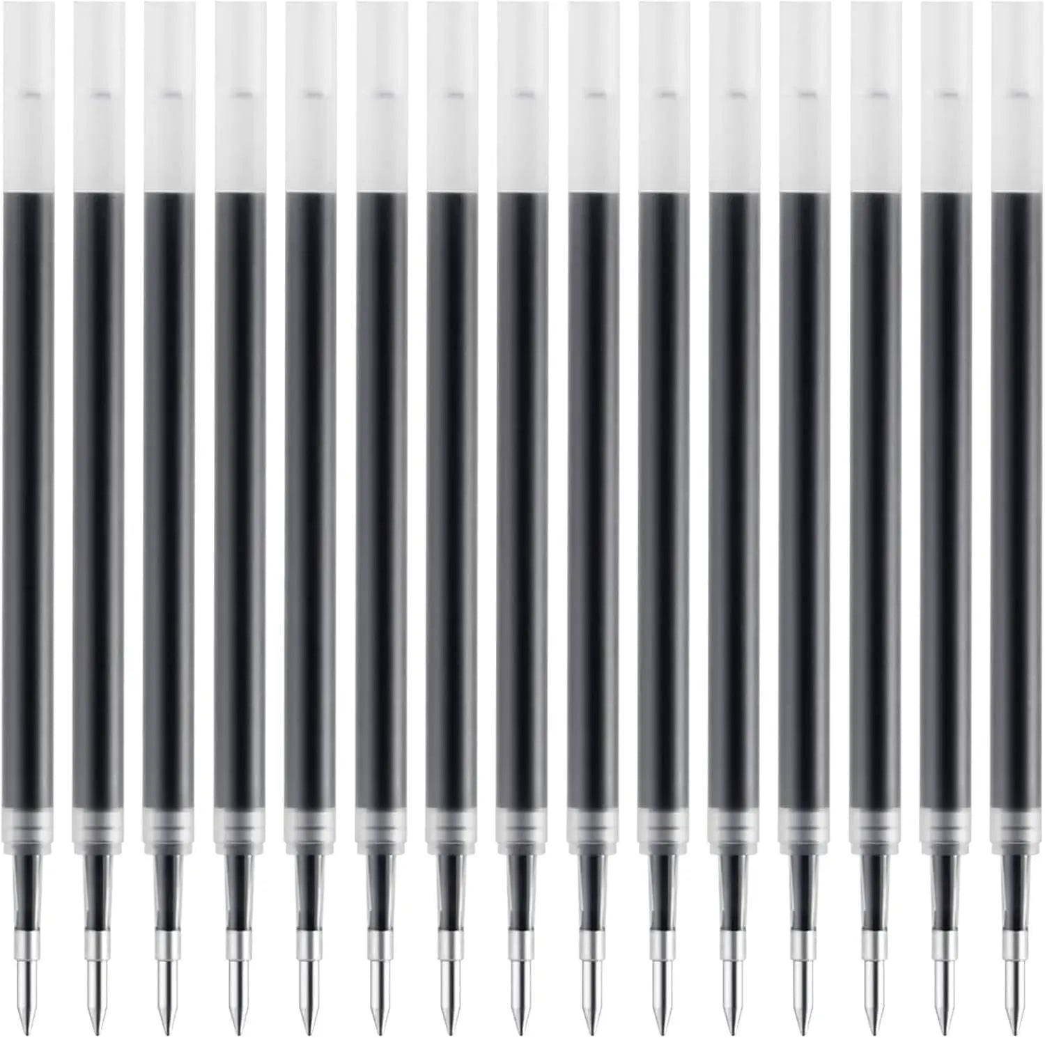 20 Pcs Ink Pen Refills Compatible with Pilot G2, Sharpie Gel Pens 0.5 Refills Black, Fine Point Pen Refills for Click Pens Oasis Select