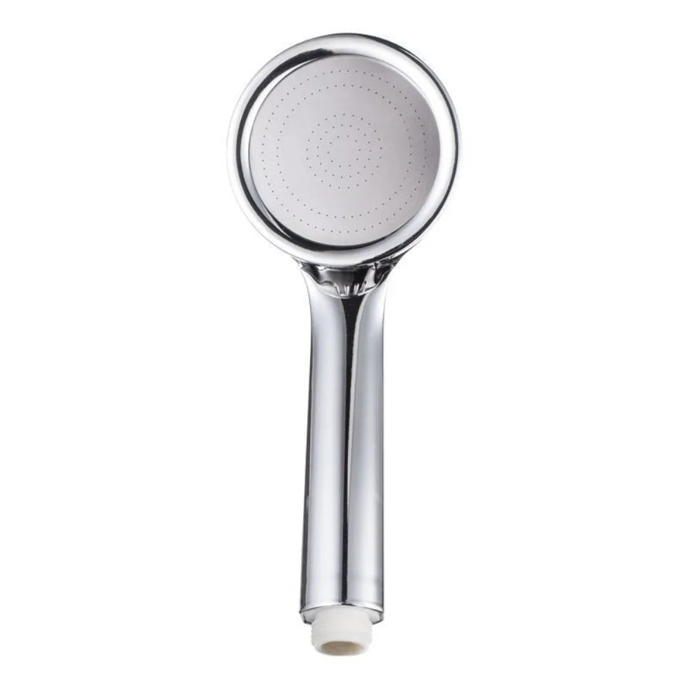 High Pressure Shower Head Handheld Ultra-thin Water Saving Spray Nozzle Wear-resistant Durable Pressurized Shower Head Home Oasis Select Silver