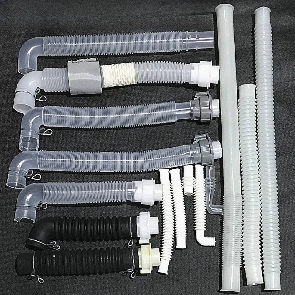 Fireproof Gas Water Heater Stainless Steel 60-150mm Aluminum Strong Universal Exhaust Car Intake Pipe Extension Tube Length Oasis Select