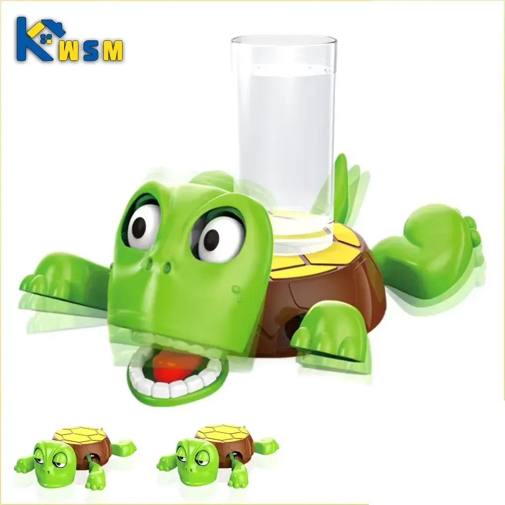 1PC Funny Turtle Coaster with Pressing Eyes Plastic Desk Decor Perfect Gift for Teens & Adults Mixed Colors Turtle Decor Oasis Select