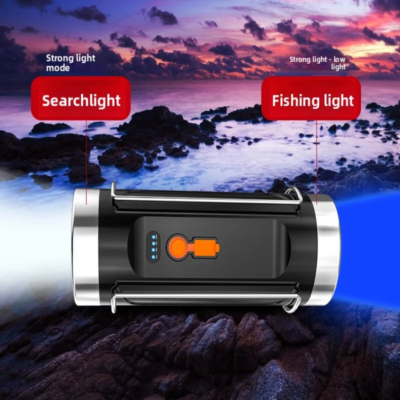 SHINEKNOT Double Head Fishing Light – Waterproof 600LM Torch