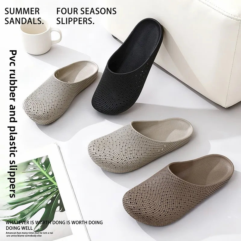 Breathable Clog Work Shoes for Men Summer Slip on Anti Slip Kitchen Safety Shoes Lightweight Indoor Outdoor Garden Clogs Oasis Select