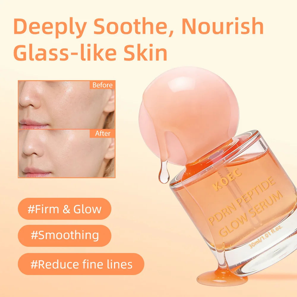 PDRN Peptide Pink Glow Serum – Hydrating & Firming Korean Serum