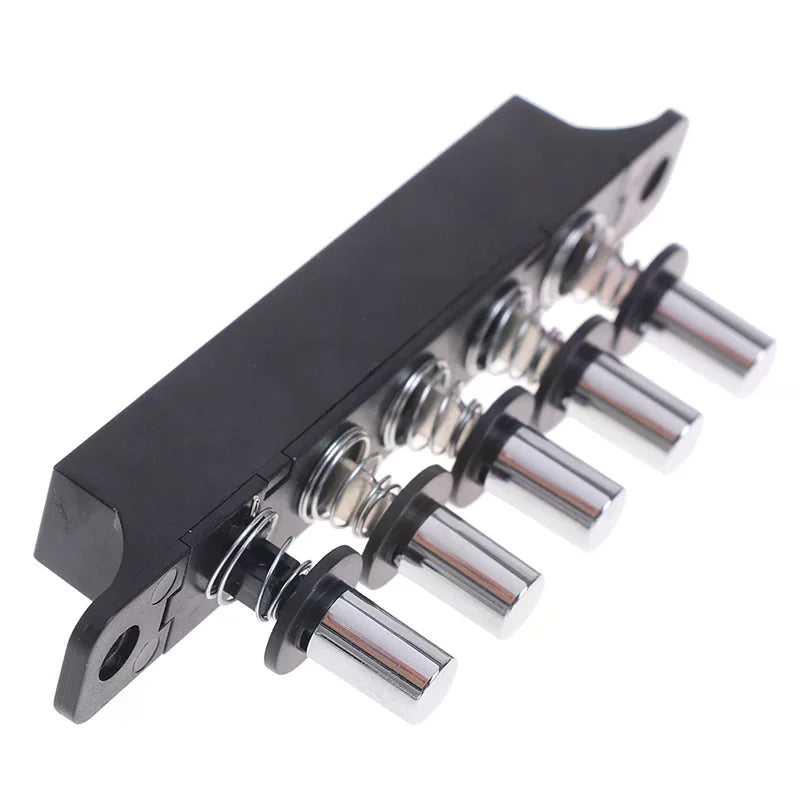 Silver Five-Position Plug-In Button Switch for Range Hood - Kitchen Appliance Control Panel Oasis Select