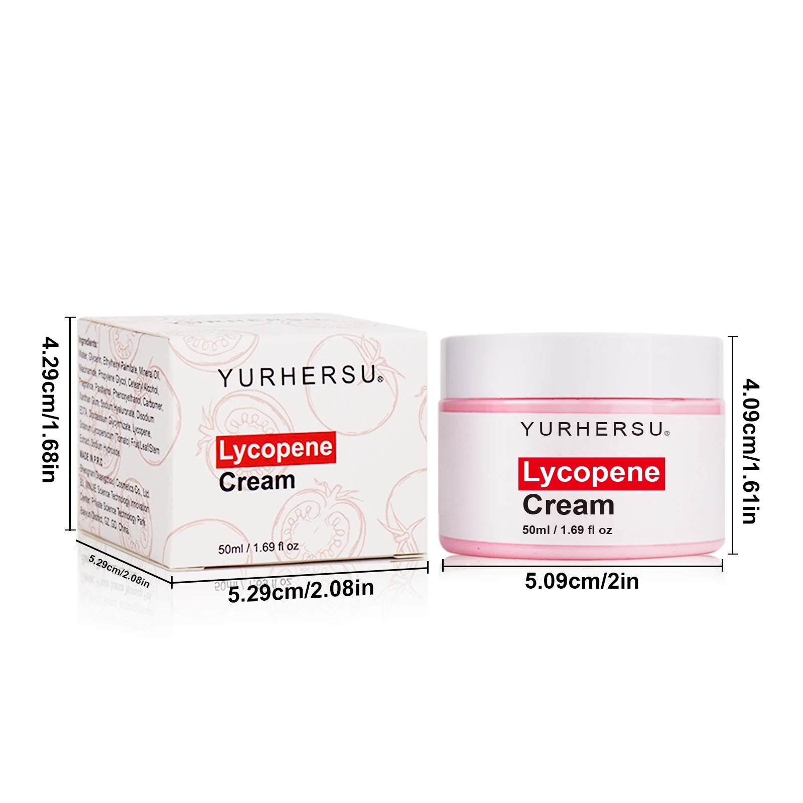 YURHERSU Lycopene Face Cream – Brighten & Glow Naturally 50ml Brightening Face Cream Oasis Select