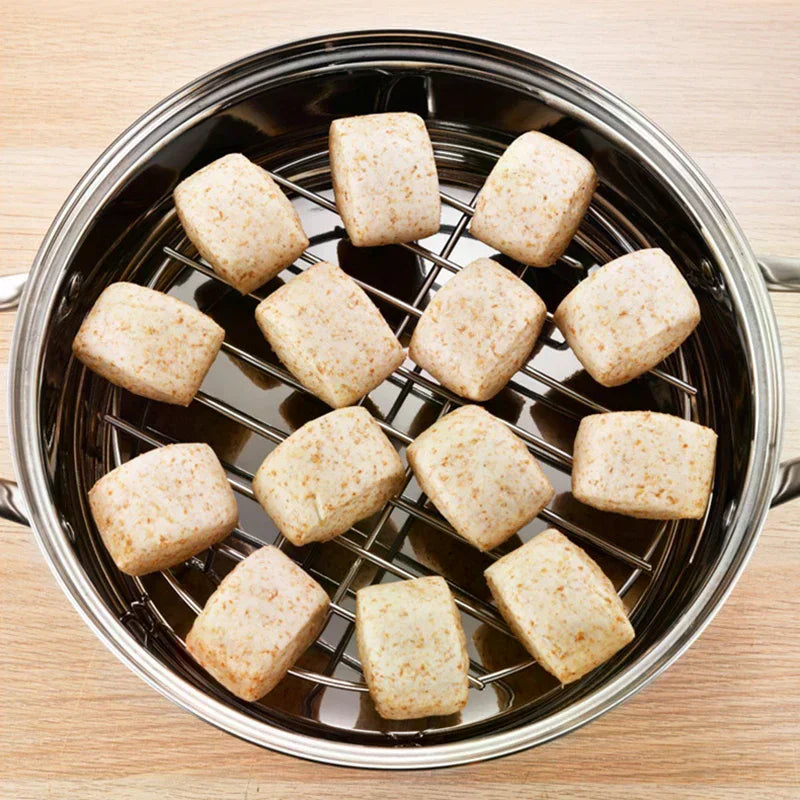 Stainless Steel Cookware Steamer Rack Cooking Baking Pot Stand Airfryer Grill Food Accessories Kitchen Steaming Racks Oasis Select
