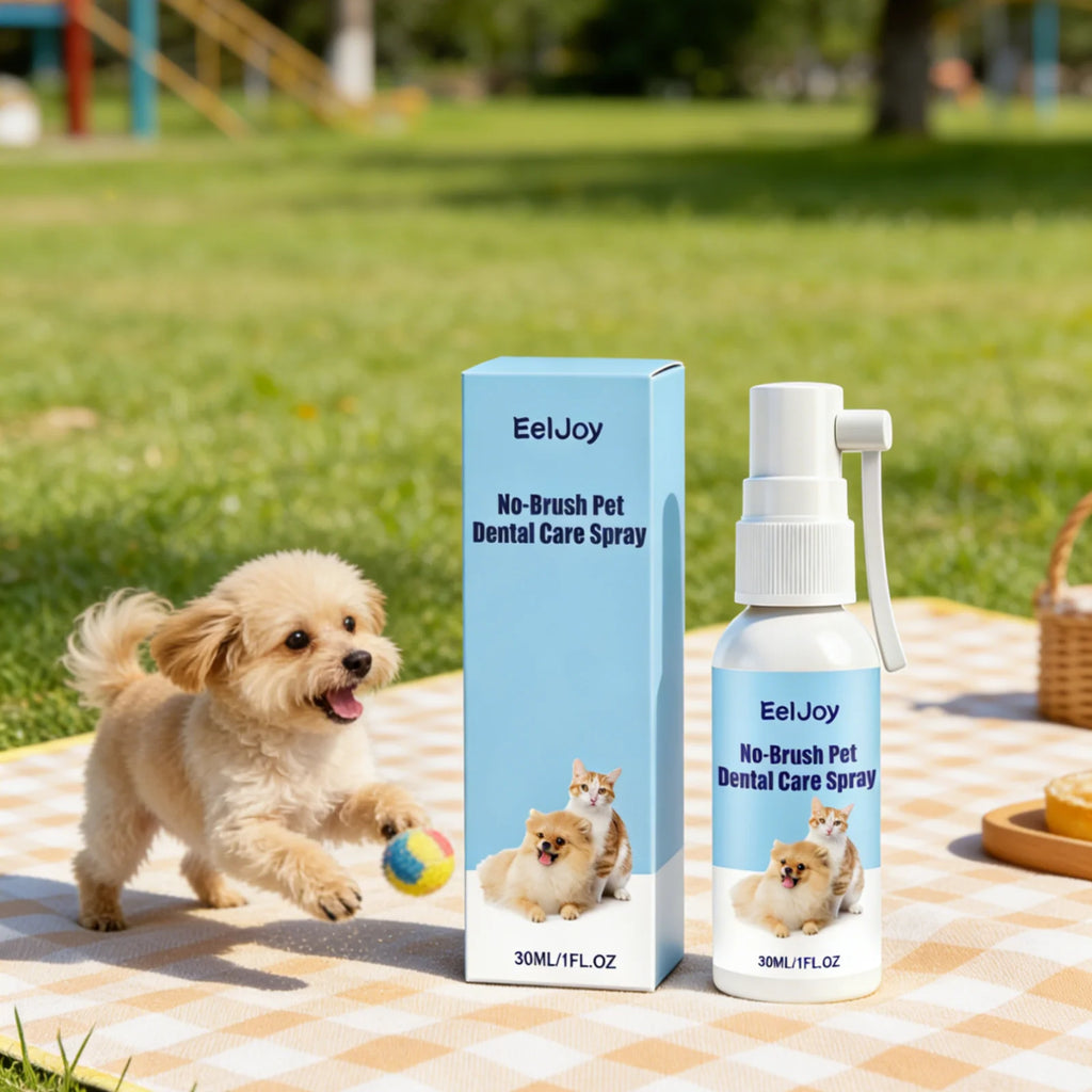 EelJoy No-Brush Pet Dental Spray for Dogs & Cats – 30ml Pet Dental Spray Oasis Select