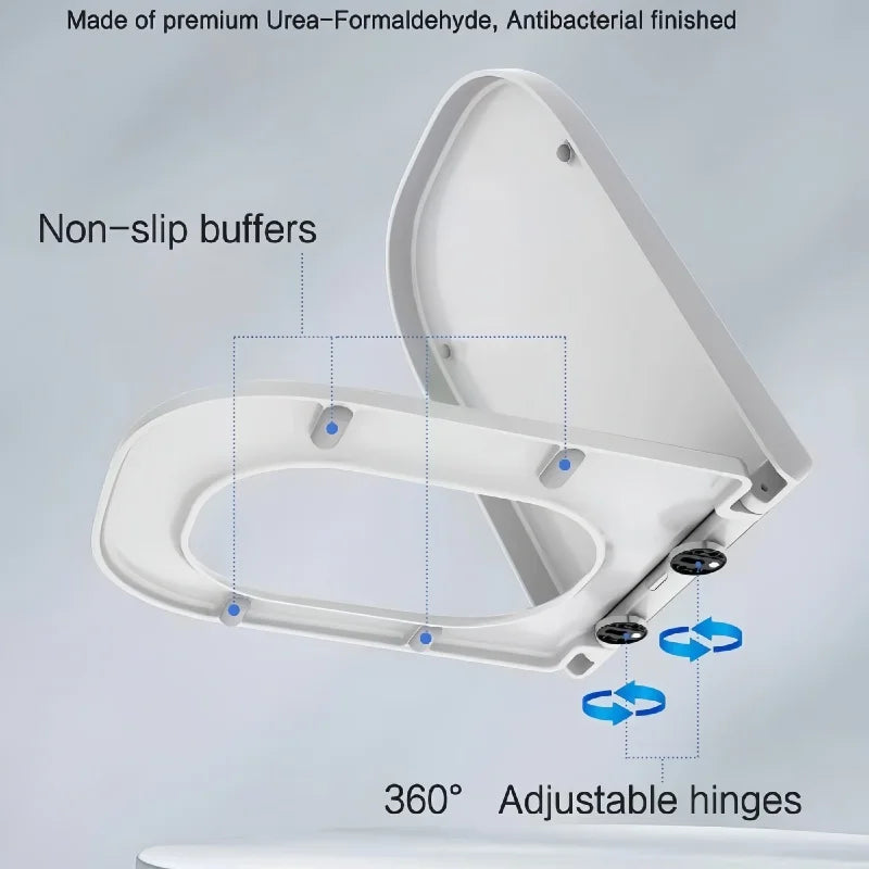 6pcs/lot Plastic Antislip Gasket Toilet Seat Cushion Pads Cover Bumper Bathroom Lifter Kits Bathroom Accessories Oasis Select