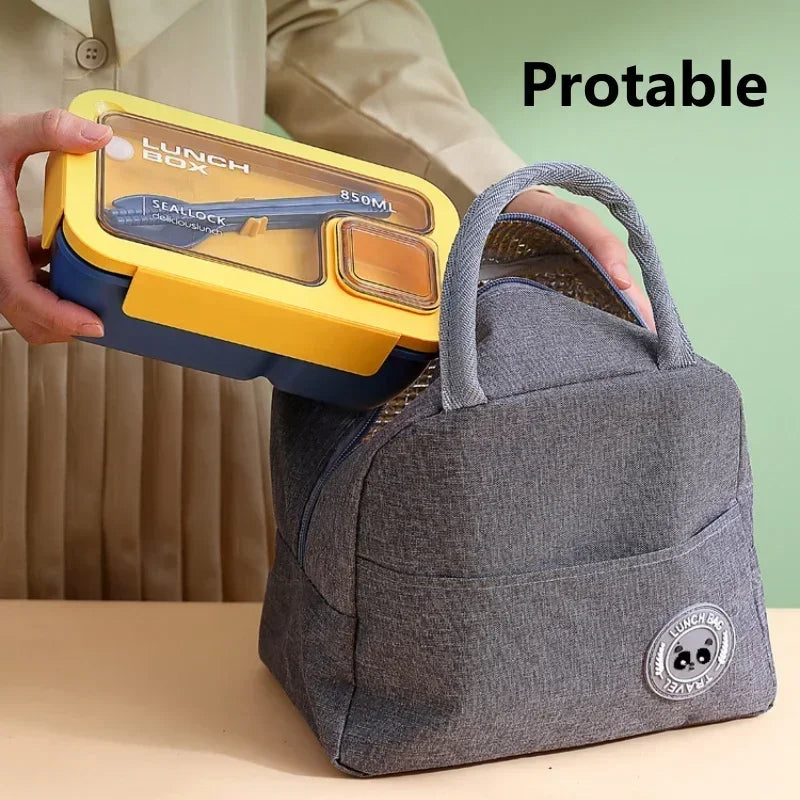 850ml/1100ml Lunch Box Microwave Portable Bento Boxes with Tableware for Kids School Leakproof 4 Grid Food Snack Containers Oasis Select