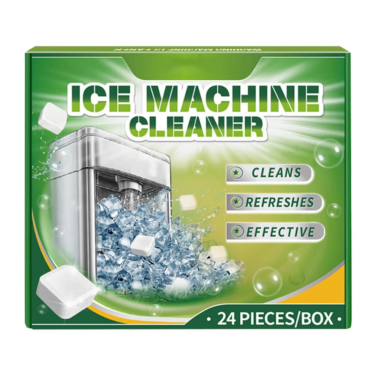 12-Pack Ice Maker Cleaner Descaler Tablets – All Machines Ice Maker Cleaner Oasis Select 24pcs