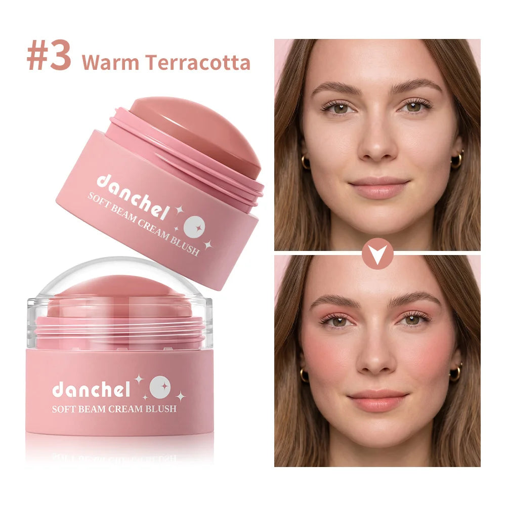 Matte Cream Blush Stick – Waterproof & Blendable | danchel