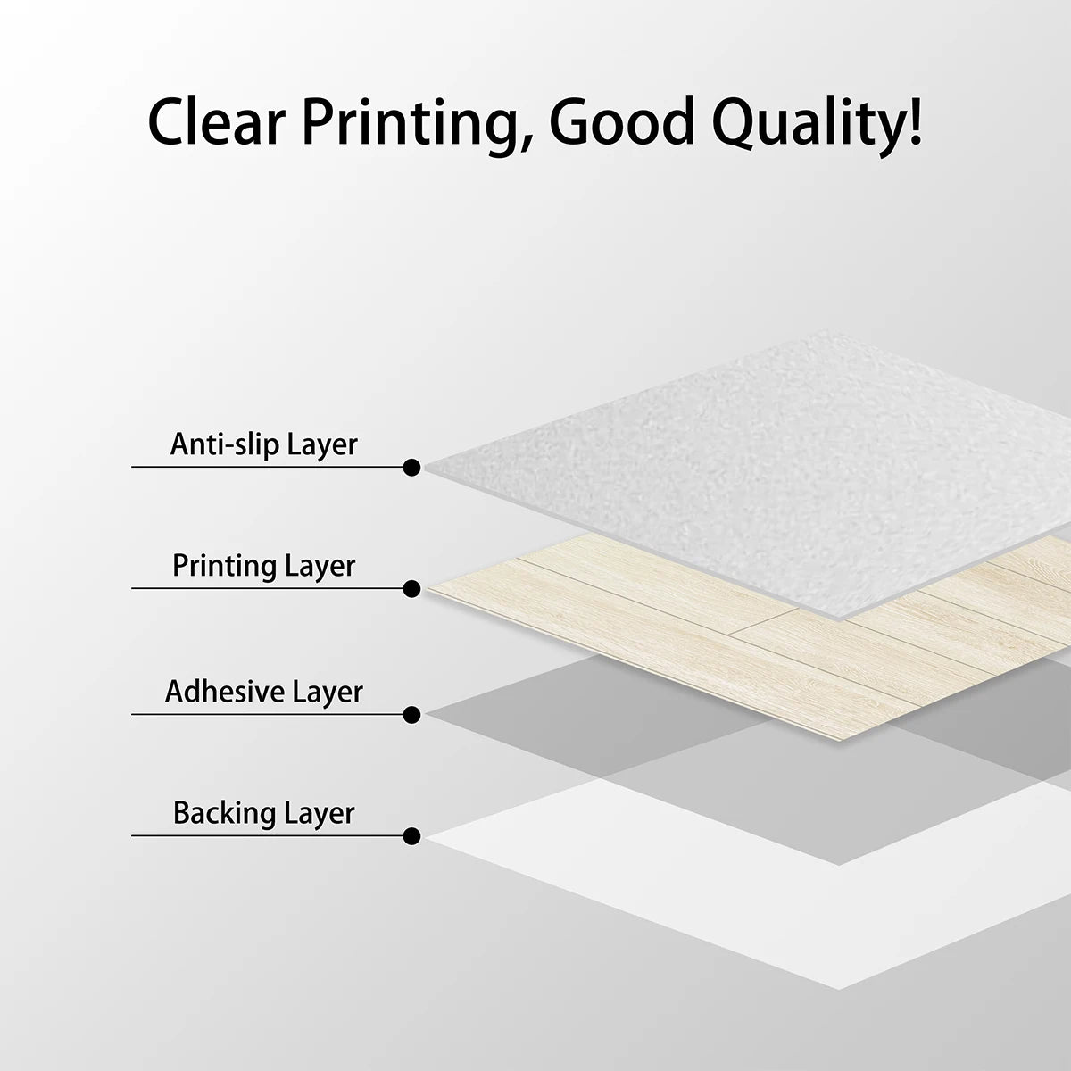 40cm Wide Self-Adhesive Floor Sticker Waterproof And Suitable For Living Room Bathroom And Kitchen Easily Decorating Home Floors Oasis Select