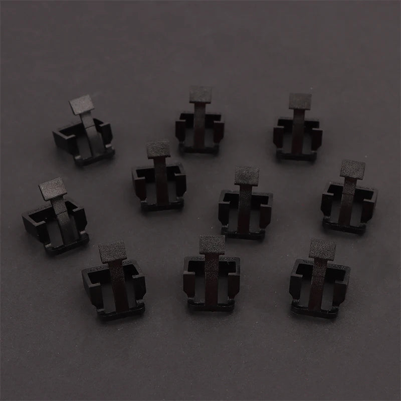 New Sale 10Pcs Network Cable Crystal Head Buckle Replaceable RJ45 Plug Protective Cover Latch For RJ45 Cable Repaire Parts Oasis Select Black