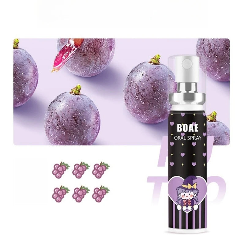 2-Pack Grape Oral Breath Freshener Spray 17ml | Travel Size