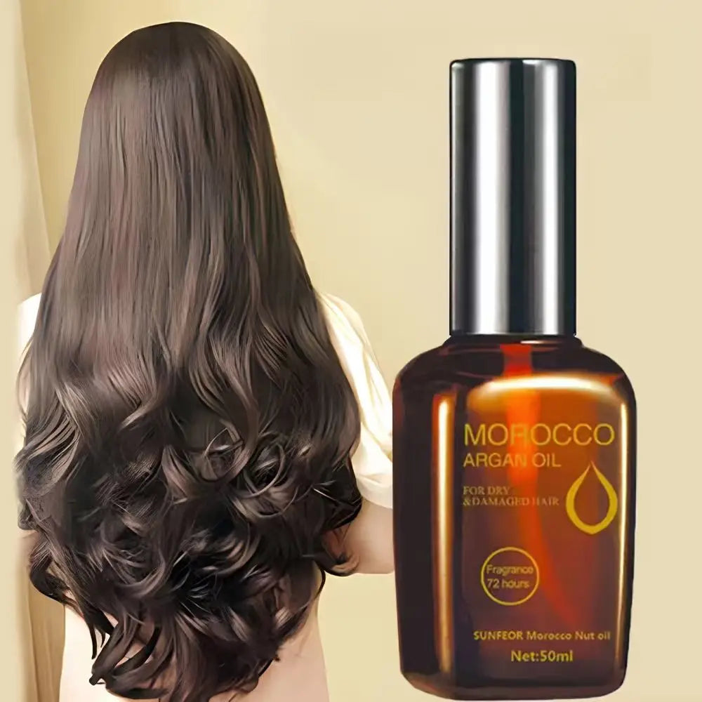 Morocco nut hair care essential oil, multi-effect use, moisturize, smooth and shine hair, improve curls, perm, knots, dryness Oasis Select