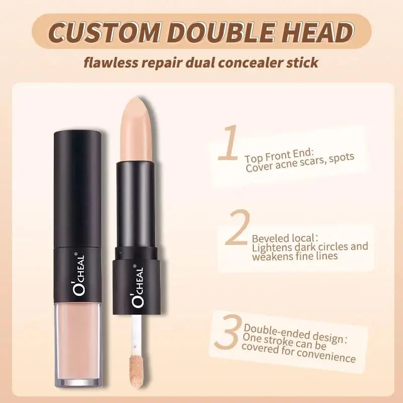 OCHEAL Double-Ended Concealer Stick – Waterproof, Long-Lasting