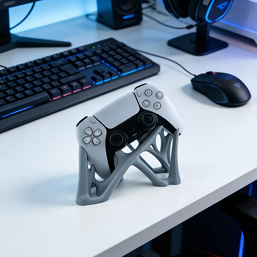 3D Printed Dual Game Controller Stand Holder Universal Gamepad Display Rack Gaming Desk Home Decor Creative Gift Oasis Select