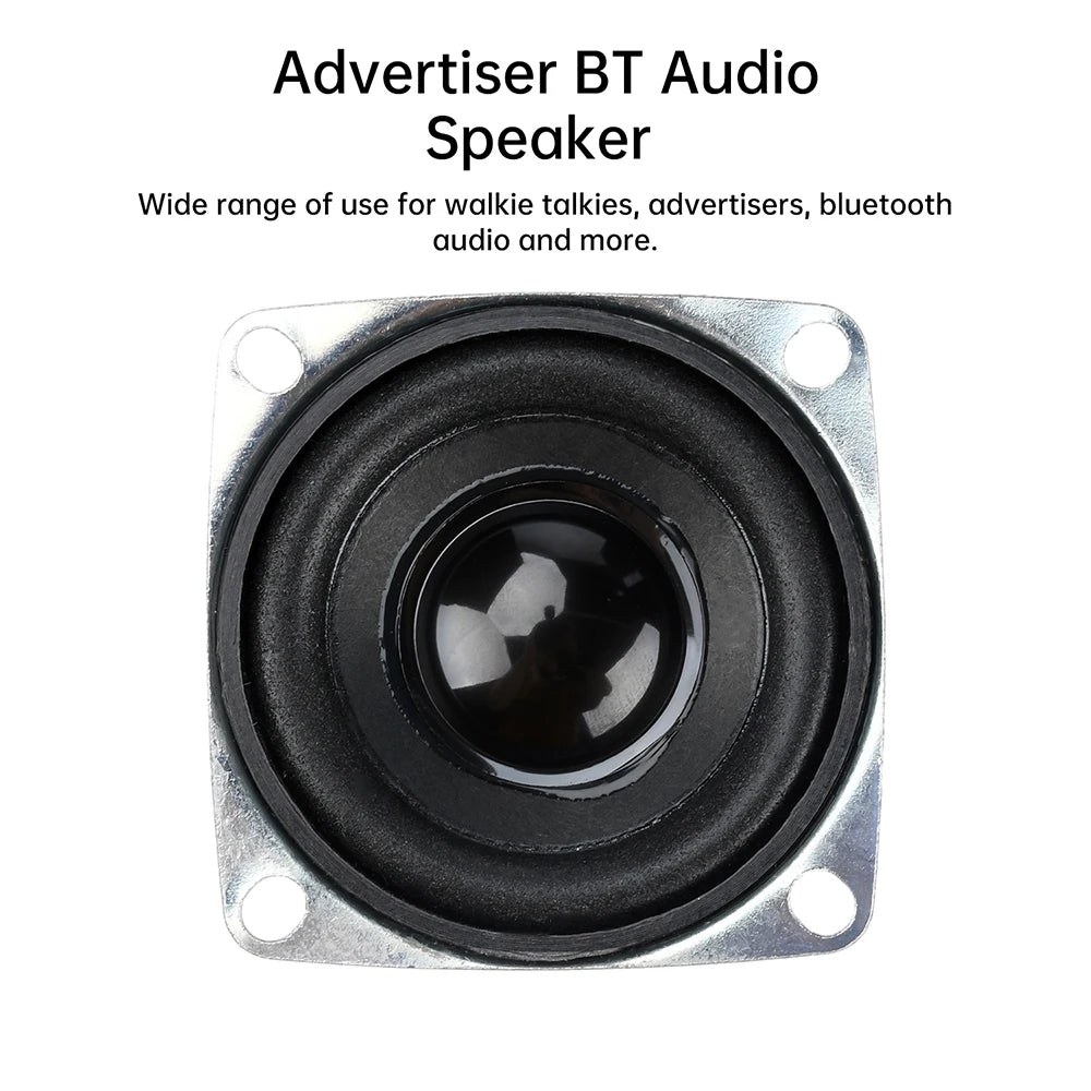5W 4 Ohm Full Range Speaker Machine Bluetooth Audio External Magnetic Speaker Square 5W DIY Electronic Products Horn Oasis Select