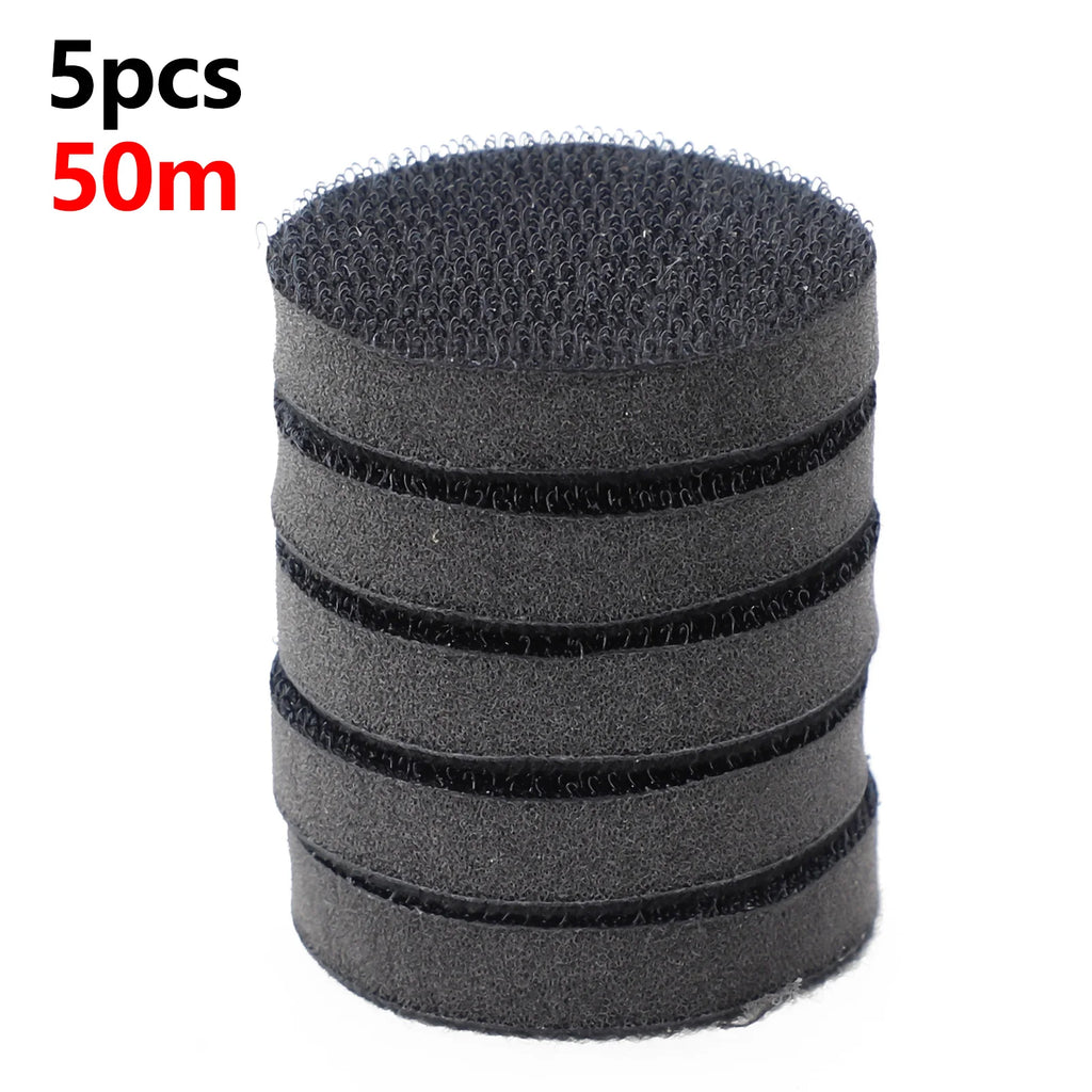 5pcs 50/75mm Soft Density Interface Pad Sponge Buffer Backing Pads Hook-Loop Sander Discs Abrasive Tools Oasis Select 5pcs 50mm