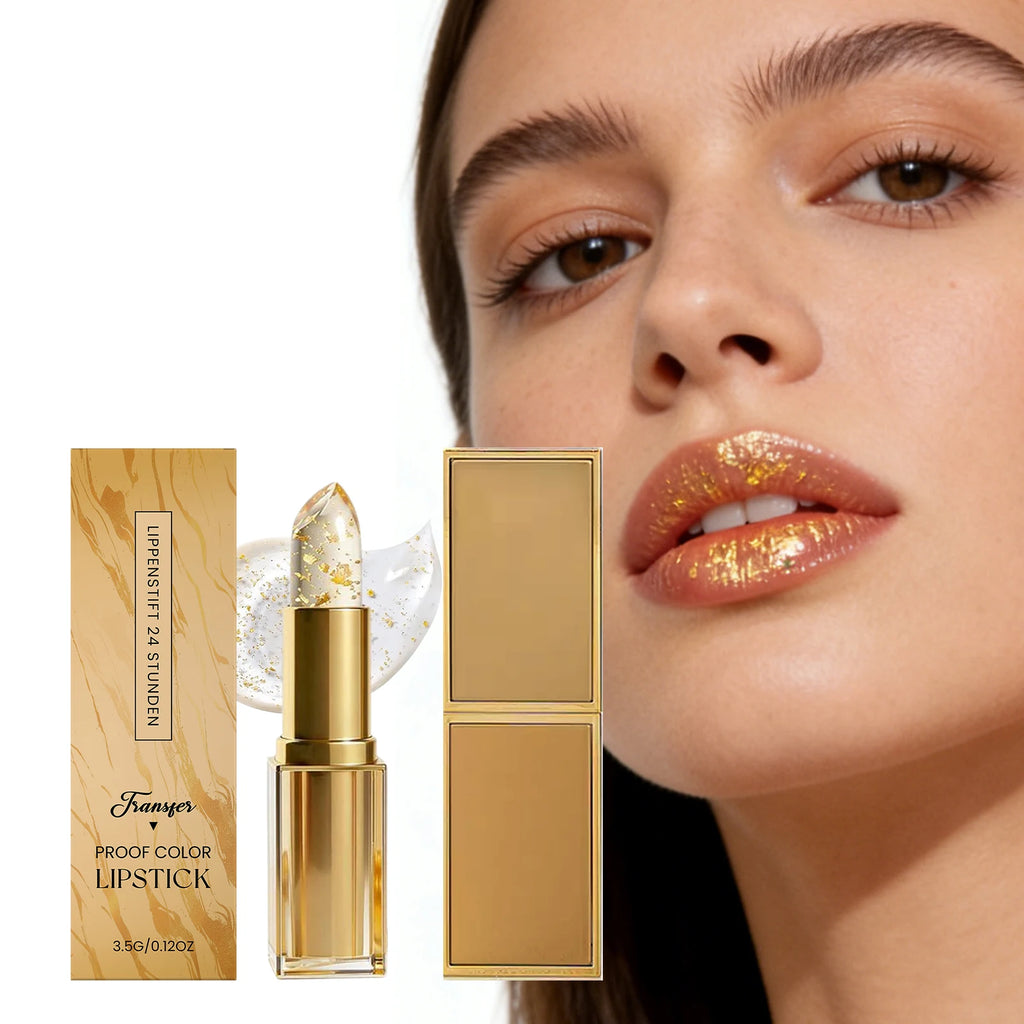 Gold Foil Color Changing Lipstick – Glossy & Nourishing Color Changing Lipstick Oasis Select