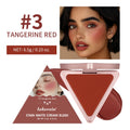 Matte Satin Cream Blush Long Wearing Brightening Control Oil High Pigment Cosmetic Higher Standard Makeup Natural Pink Oasis Select 3 tangerine red