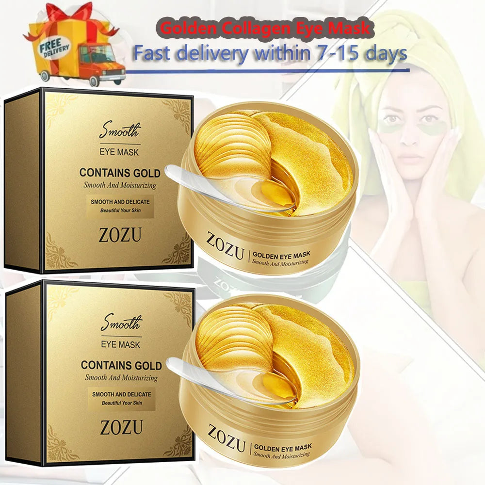 Avocado Collagen Eye Mask – Firming & Brightening Patches Collagen Eye Patches Oasis Select Golden -2set