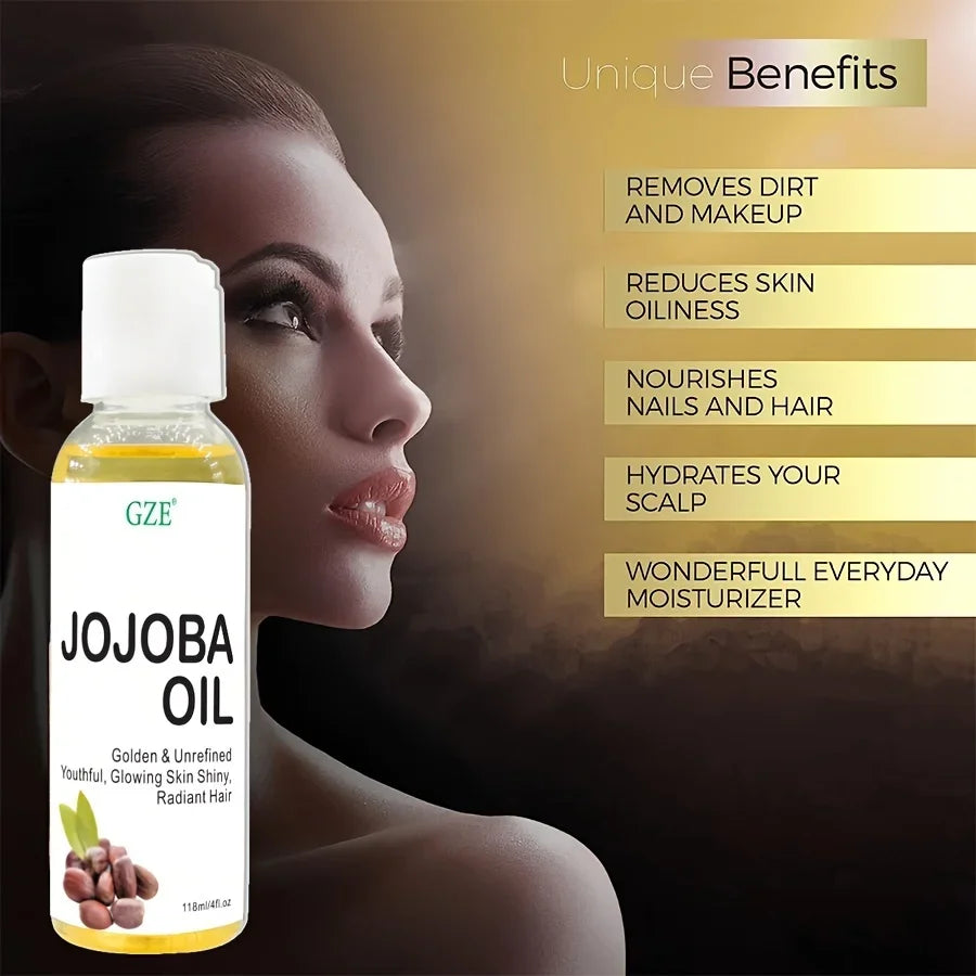 GZE Organic Jojoba Oil – Cold Pressed, Hexane Free | 118ml