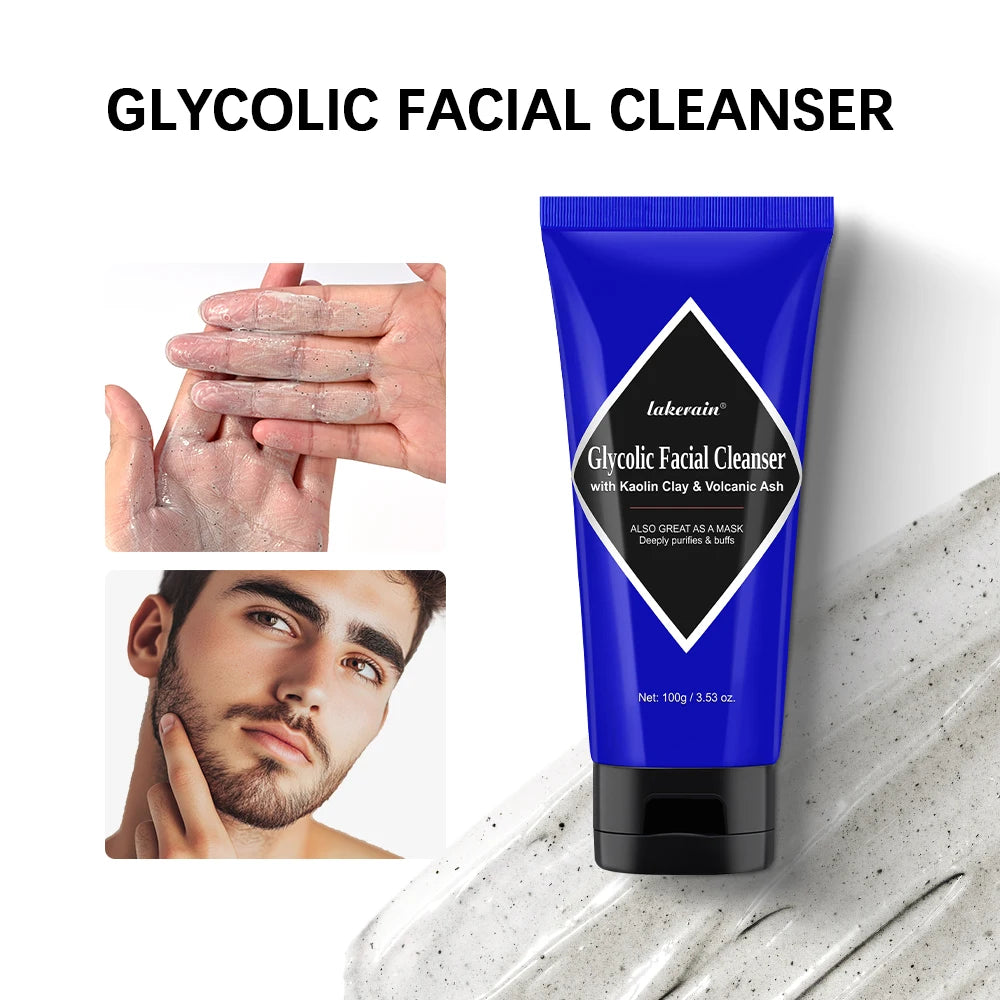 Glycolic Acid Clay Cleanser & Mask – Oil Control All Skin Types Clay Face Cleanser Oasis Select 1pc