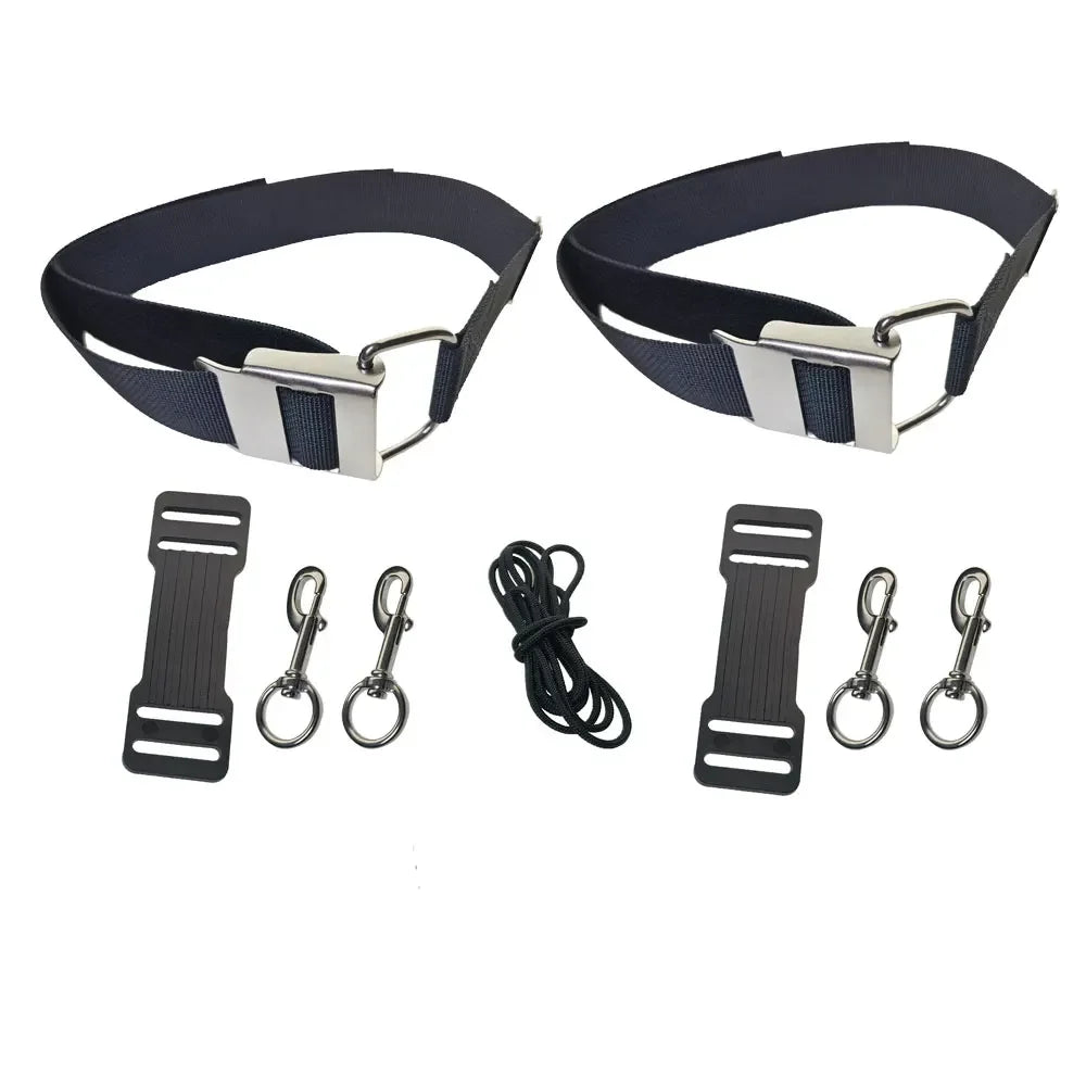 Scuba Diving Heavy Duty Technical Diving Sidemount Tank Strap Rigging Kit Oasis Select