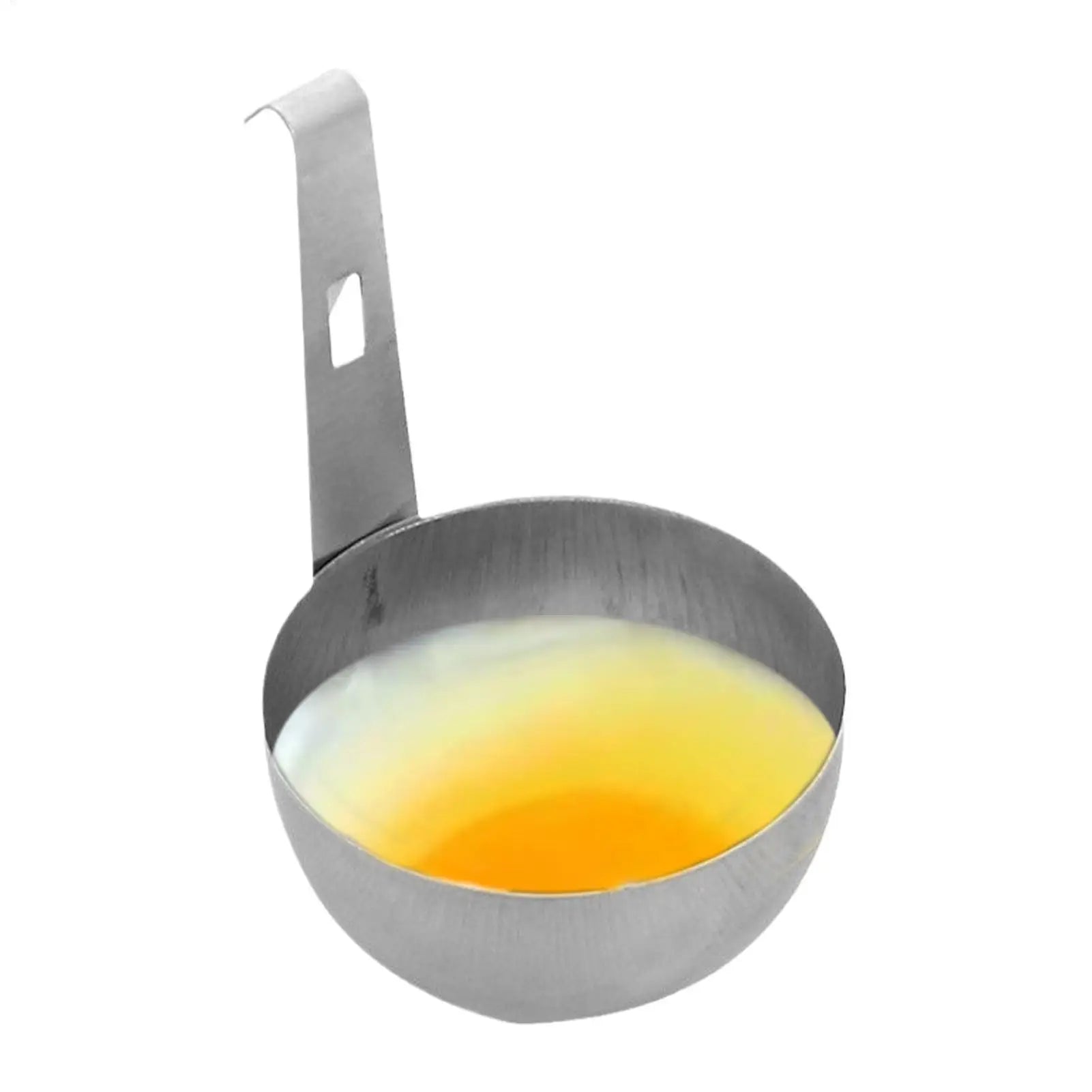 Poached Egg Spoon Hangable Stainless Steel Egg Poacher Round Nonstick Steamer Boiler for Kitchen Cooking Breakfast Household Oasis Select