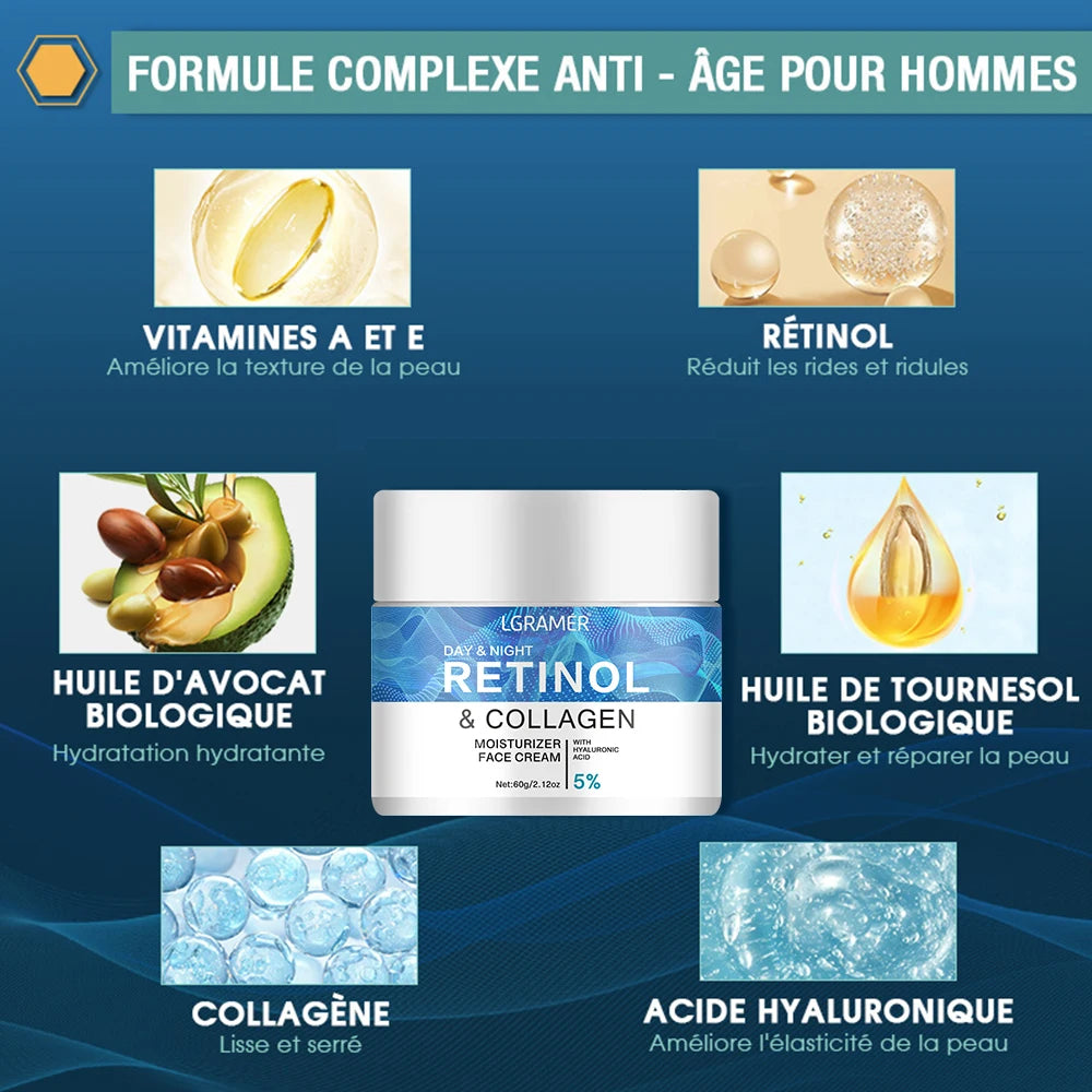 Retinol Firming Face Cream Lifting Neck Anti-aging Remove Wrinkles Night Day Cream Moisturizing Facial Serum Body Skin Care Oasis Select