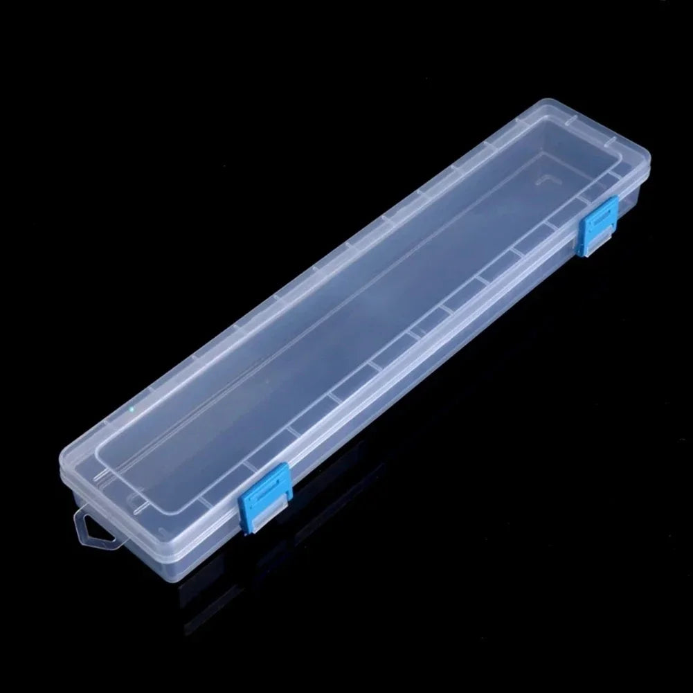 1Pc White Storage Box 33x7x3.5cm For Brushes Painting Pencils Watercolour Pens Arts Crafts Sewing Drawing Protctor Hand Tools Oasis Select White Storage Box