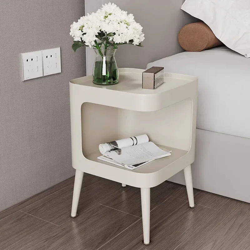 Cream wind living room sofa side table bedside table wrought iron creative bedside small coffee table small table Oasis Select