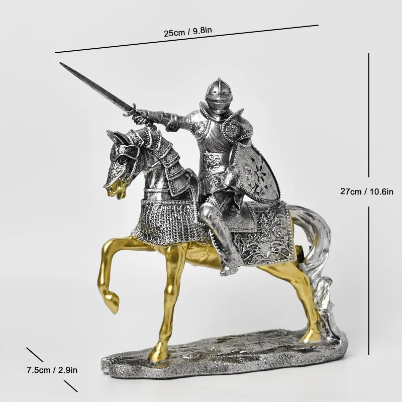 Nordic Vintage Knight Decoration Creative Living Room Office Decoration Home TV Cabinet Decoration Oasis Select WS24100