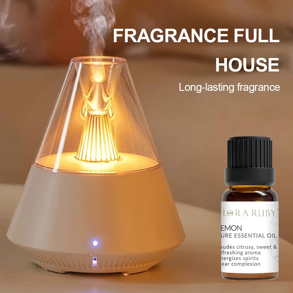 10ml Pure Natural Plant Essential Oil Lavender Jasmine Eucalyptus Rosemary， For Diffuser，Humidifier，Candle Making Oasis Select