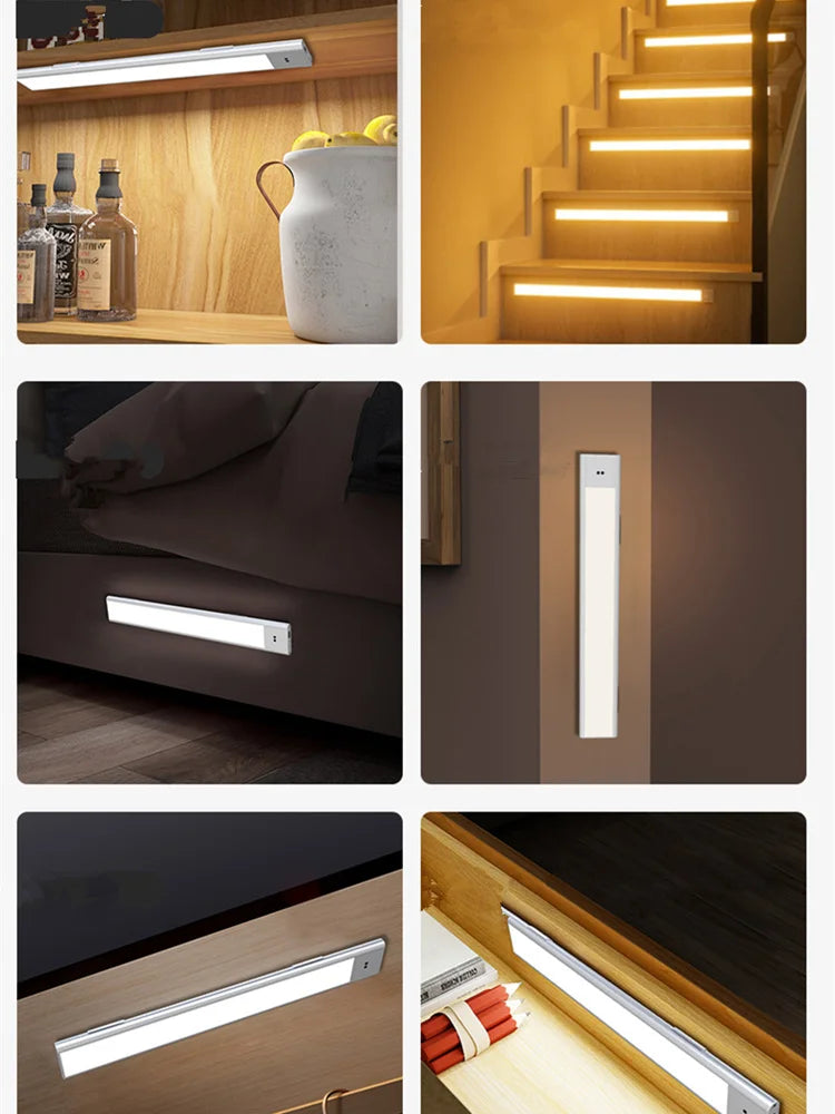 Rechargeable LED Under Cabinet Light | Dimmable 3-Colour Strip