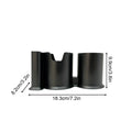 Kayak Cup Holder Universal Anti-Slip Spill-Proof Kayak Phone Drink Holder for Outdoor Surfboards Canoes SUPs Boats Fishing Water Oasis Select Black