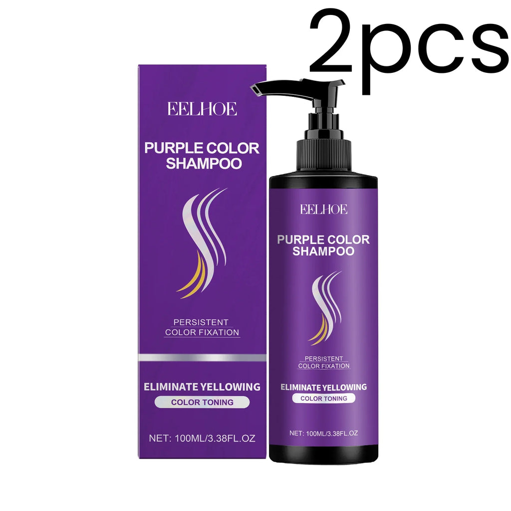 EELHOE Purple Toning Shampoo – Color Care & Moisture 100ml Purple Toning Shampoo Oasis Select 2pcs