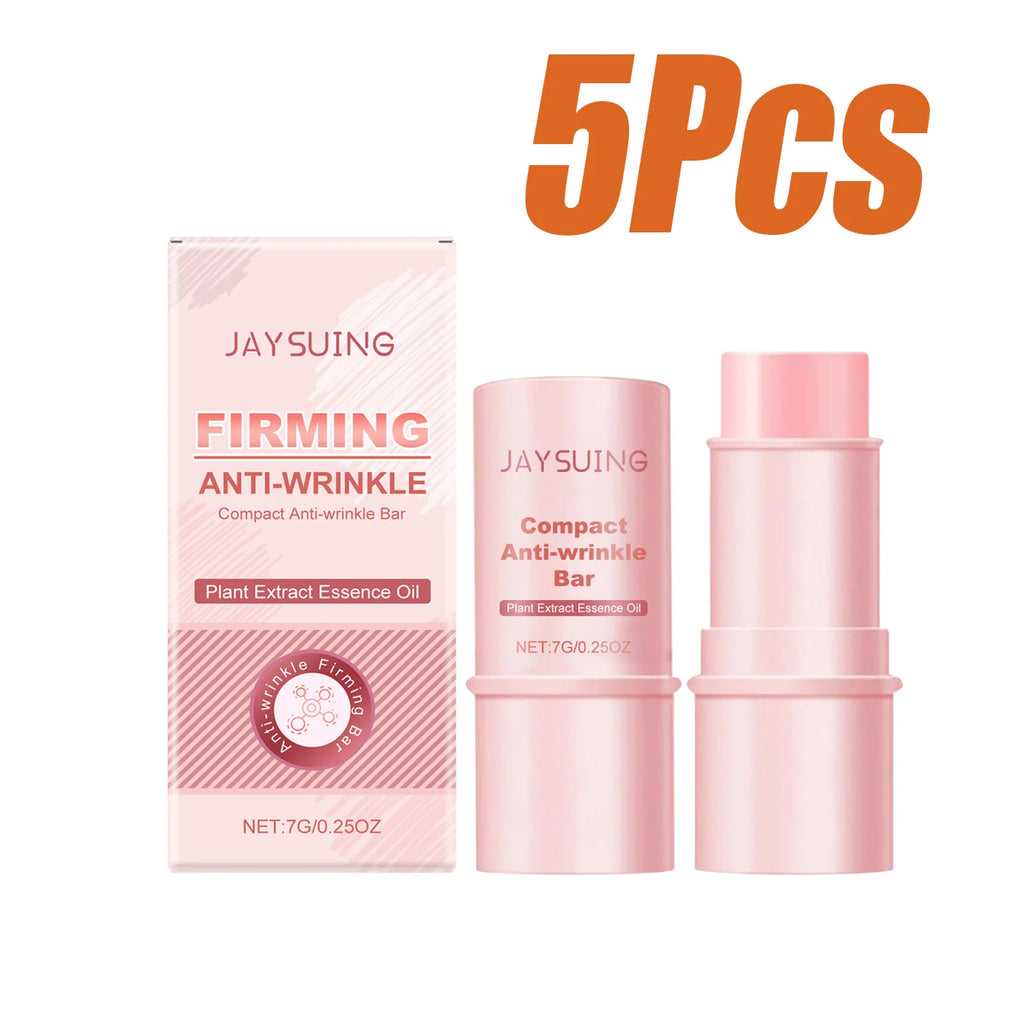 Collagen Firming Bar Anti-Wrinkle Tighten Sagging Skin Hydrating Collagen Moisturizer Face Balm Stick Watery Glow Skin Care Oasis Select 5 x 7g Boxed