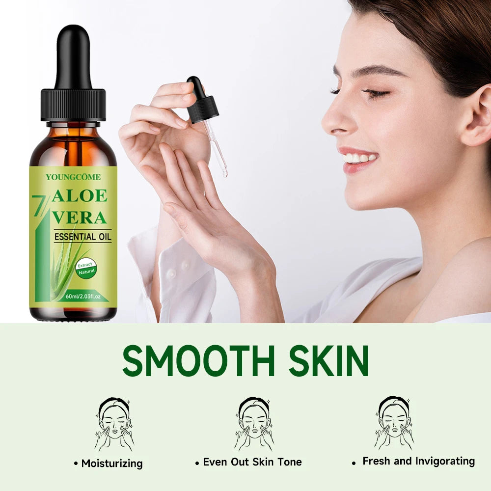 Organic Aloe Vera Oil – Hydrating Skin & Hair Nourishing Oil Aloe Vera Body Oil Oasis Select