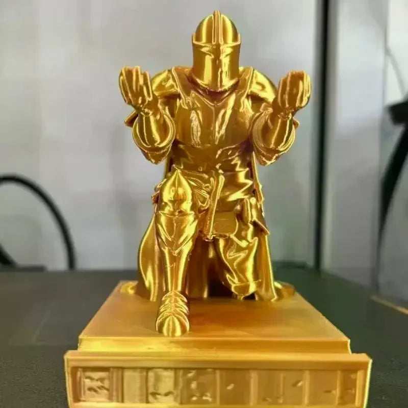 Armored Retro Soldier Pen Holder Desk Accessories Warrior Pencil Stand Knight For Desk Small Statue Ornaments Oasis Select