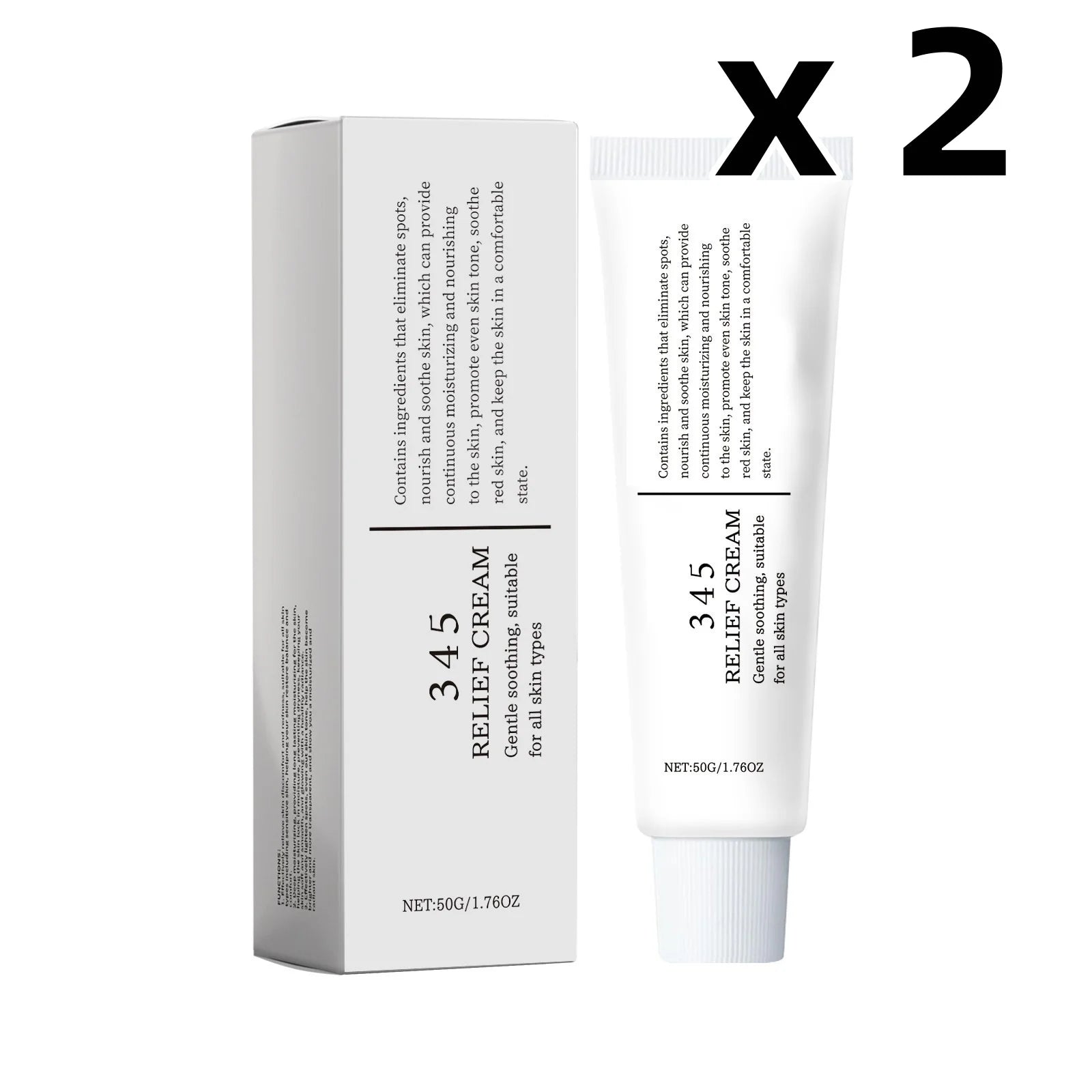 Hyaluronic Acid Face Cream with Aloe – Brightening Moisturizer Facial Moisturizer Cream Oasis Select 50g Boxed X 2PCS