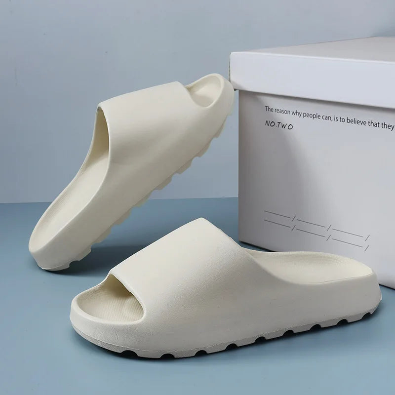 Fashion slippers, cloud thick-soled sandals, couple bathroom slippers, home and outdoor men's slippers, women's EVA sandals Oasis Select