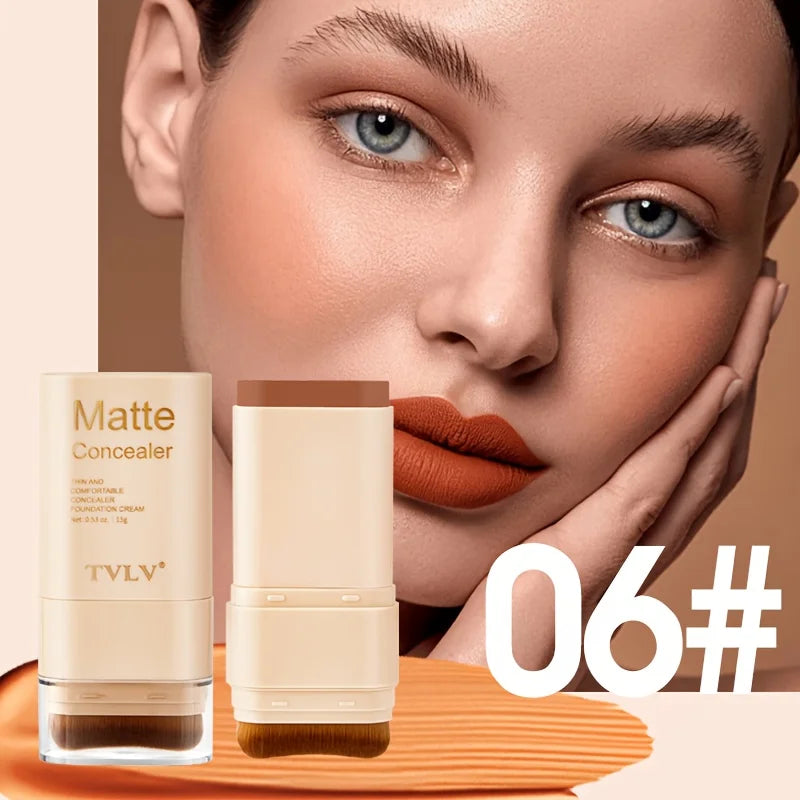 2-in-1 Foundation & Concealer Stick – 9 Shades | Waterproof