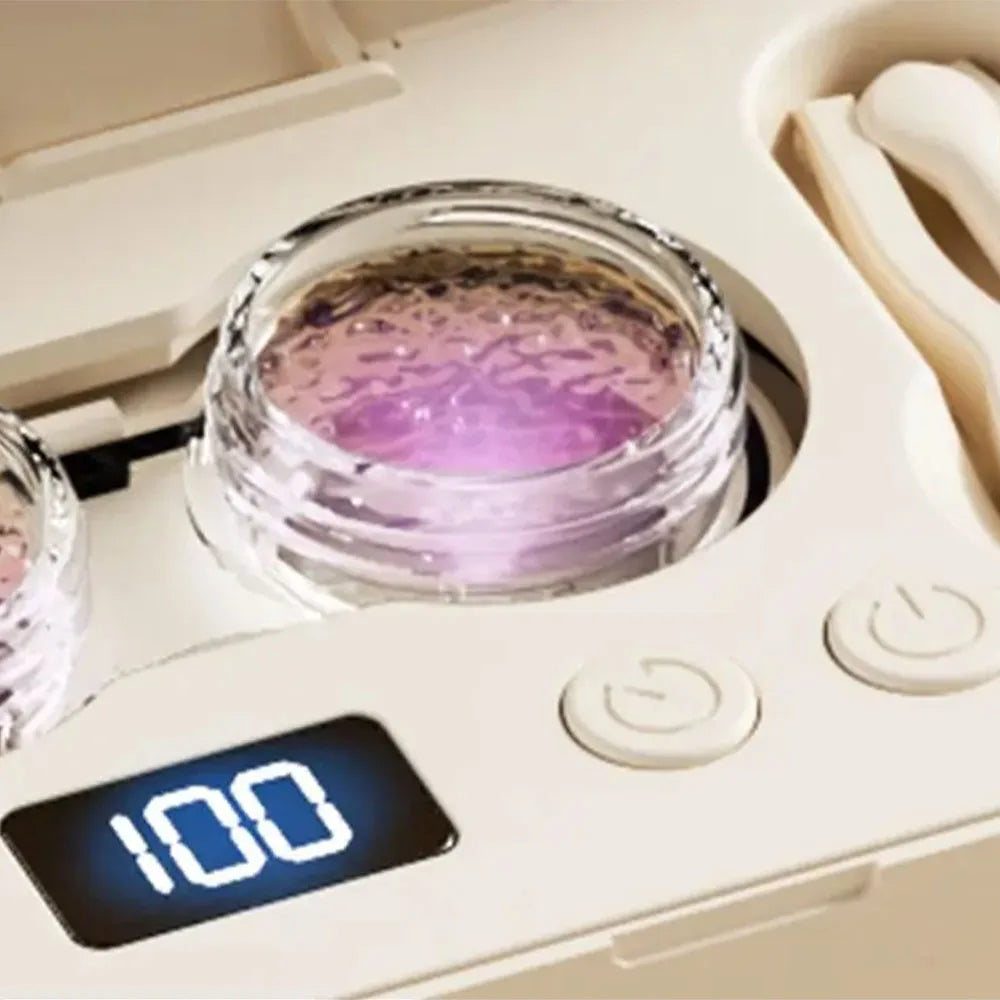 URGGU Ultrasonic Contact Lens Cleaner | USB-C Rechargeable