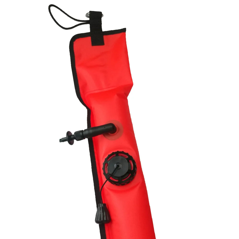 1M Scuba Diving Inflatable SMB Surface Signal Marker Buoy Safety Visibility Float Signal Tube Sausage Oasis Select