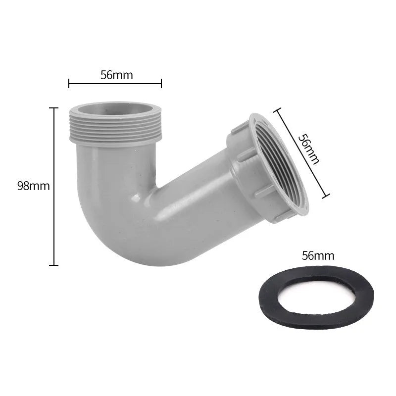 Sink Drain Pipe Adapter Y Shaped Basin Sewer Branch Connector Overflow Tube Thread Hose Joint for Kitchen Bathroom Accessories Oasis Select Type-J
