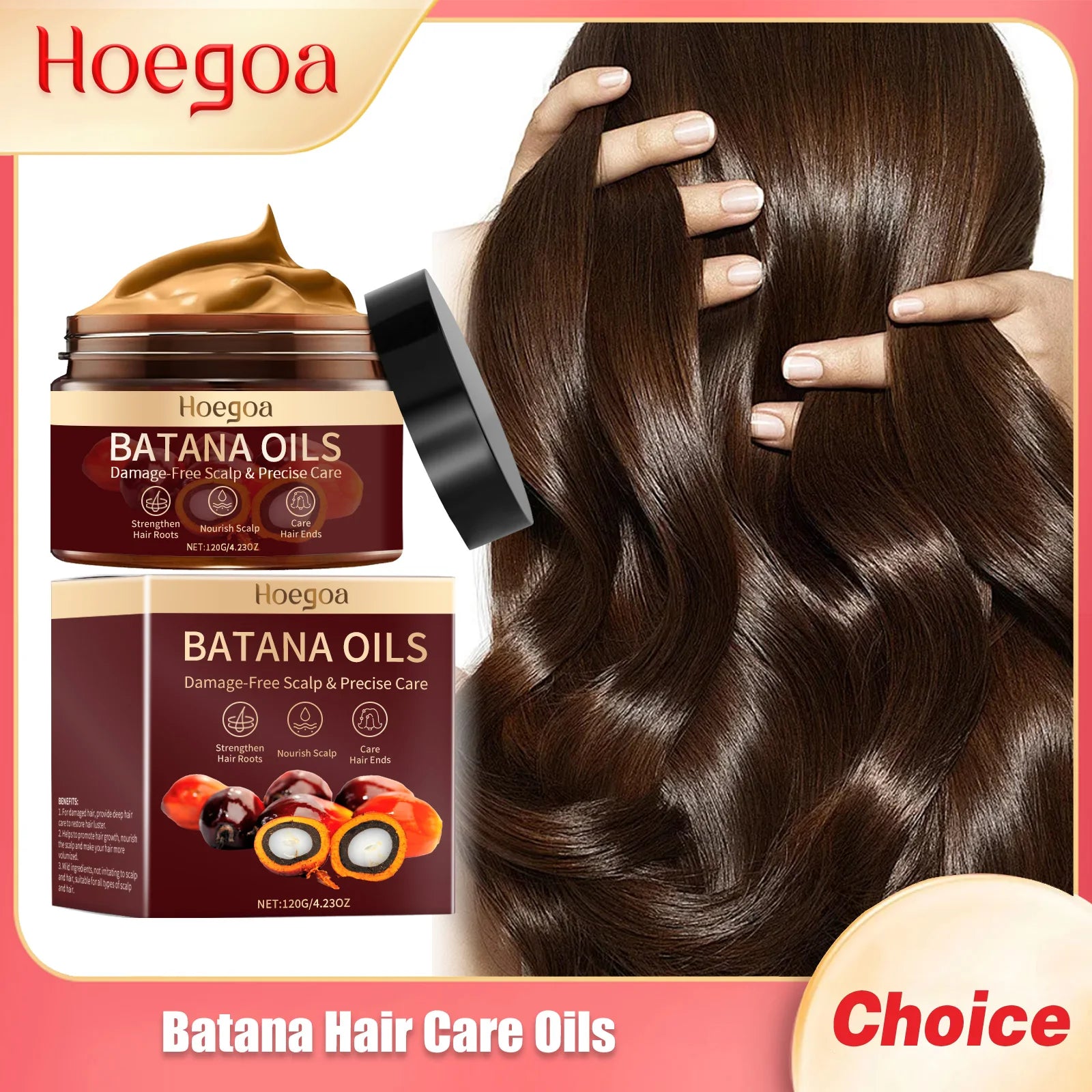 HOEGOA Batana Hair Mask – Deep Nourishment & Softness 120g