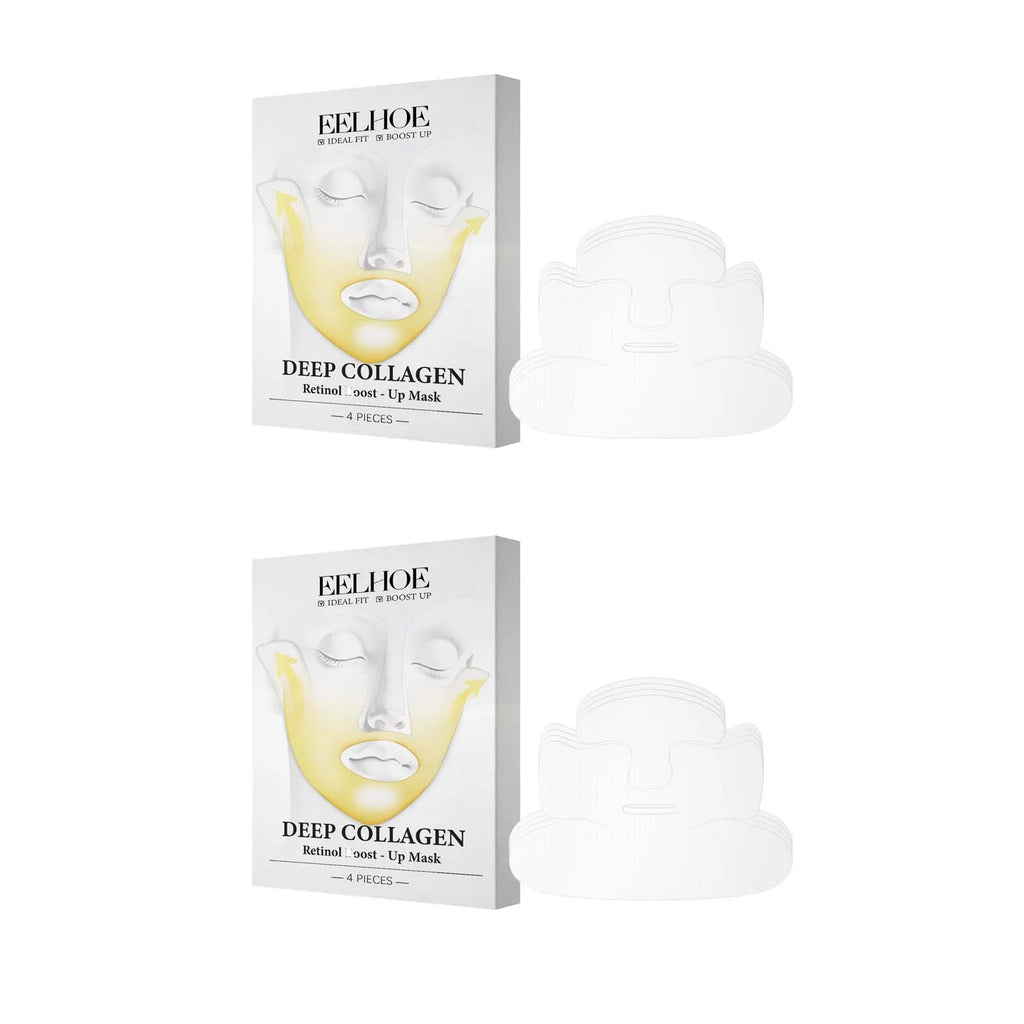 EELHOE Collagen Retinol Firming Face Mask – 4 Pack Anti-Aging Collagen Face Mask Oasis Select 8Pcs