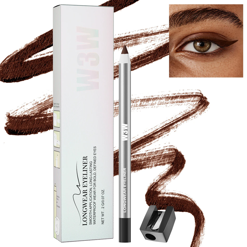 W3W 8-Color Matte Gel Eyeliner Pencil Set – Waterproof